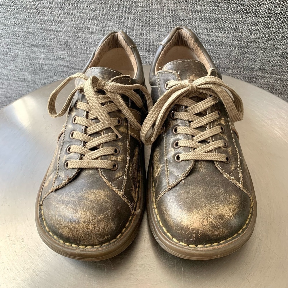 Dr Martens Leather Lace-up Oxford shoes Y2k DM Chunky hipster Docs UK5 M6 W7 - Picture 2 of 9